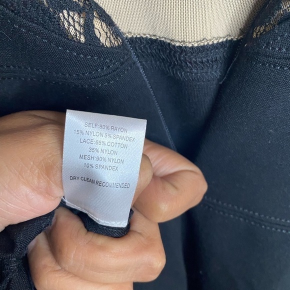 Ali & jay black & lace short dress xsmall - Picture 6 of 6